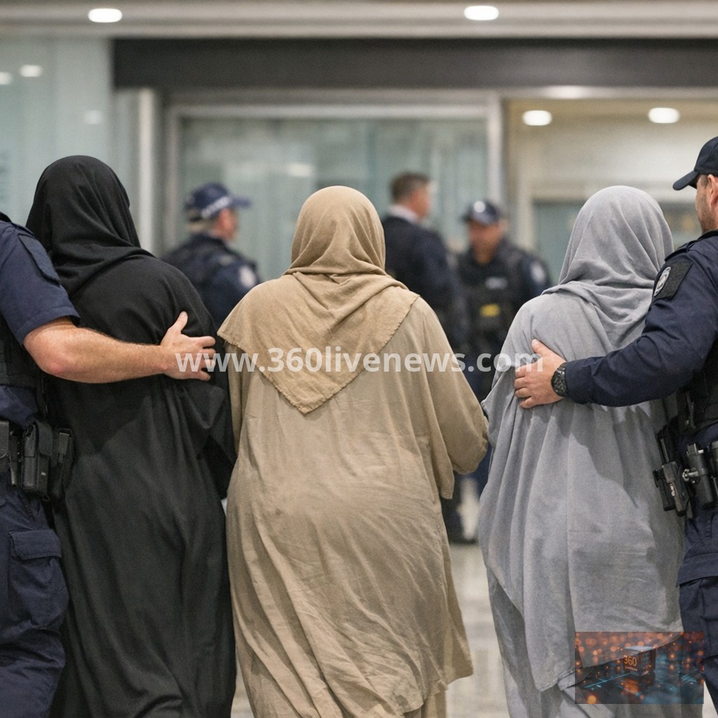 Three Australian women arrested at Melbourne and Sydney airports after return from Syria