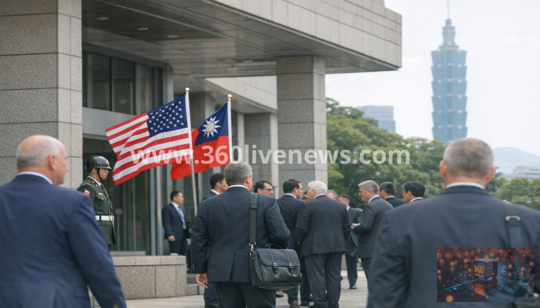 Large US defence industry delegation visits Taiwan for forum and official meetings