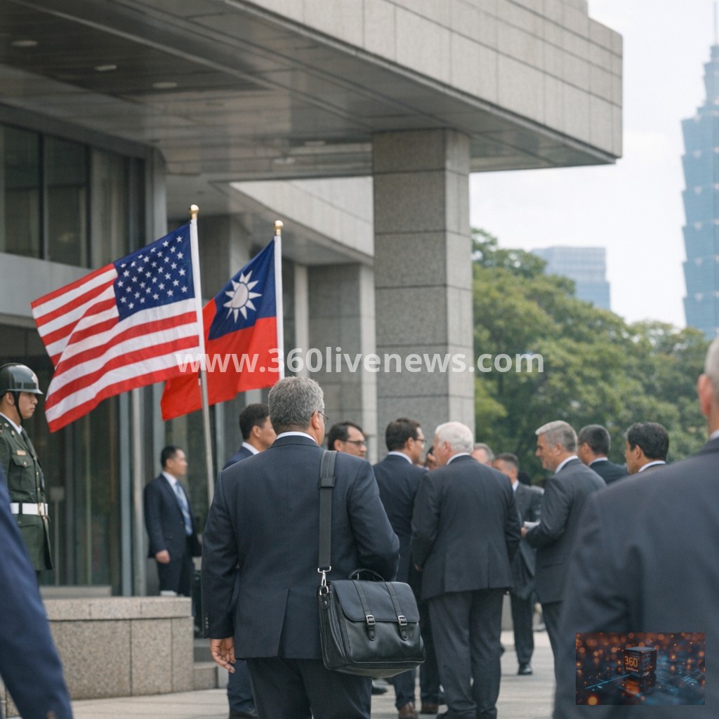 Large US defence industry delegation visits Taiwan for forum and official meetings