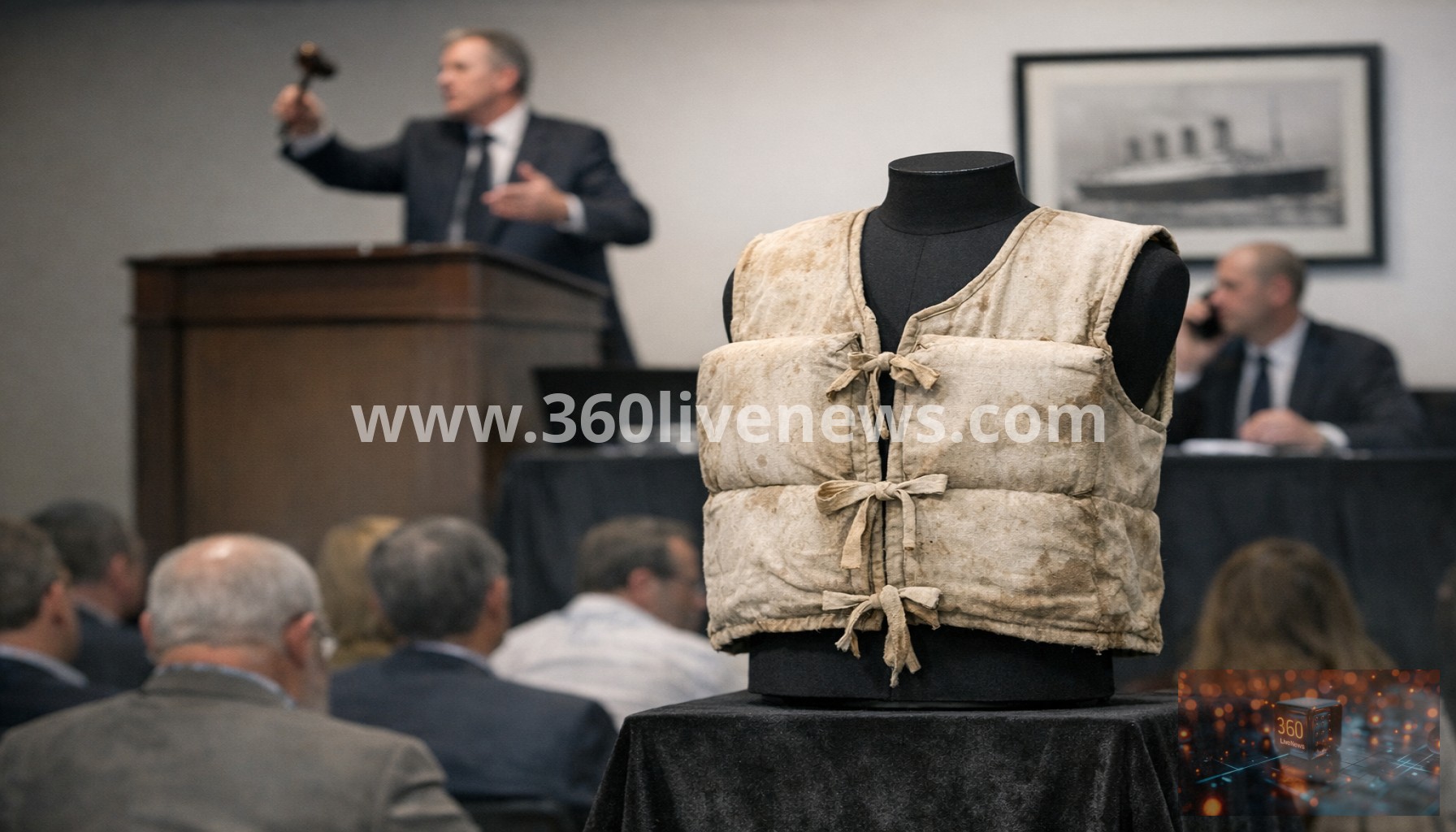 Titanic survivor's life jacket sells for £670,000 at auction