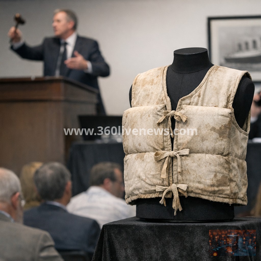 Titanic survivor's life jacket sells for £670,000 at auction