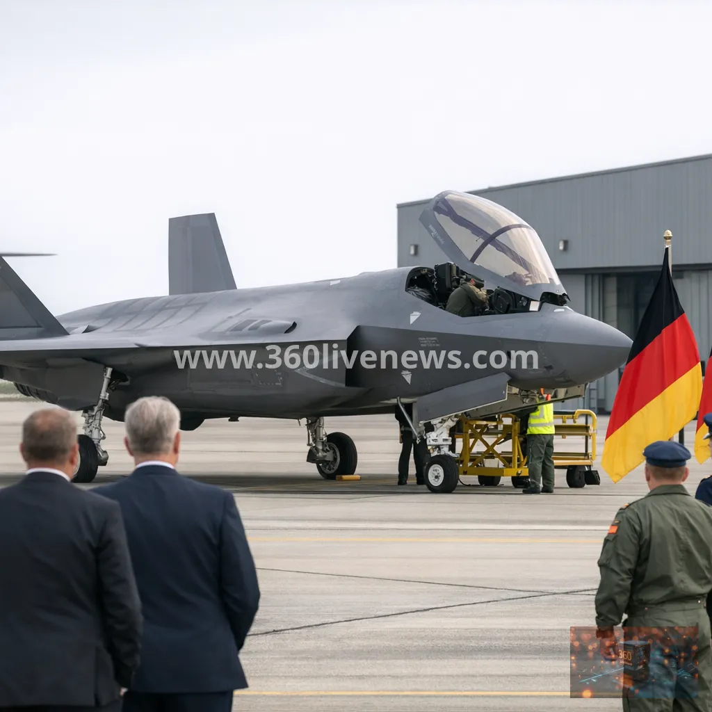 Germany receives first F-35 fighter jet amid NATO rearmament