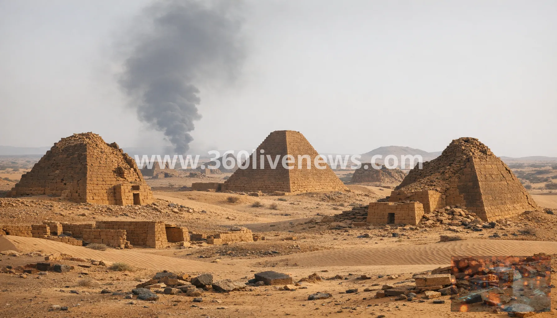 Sudan war threatens Meroe pyramids as preservation work halts