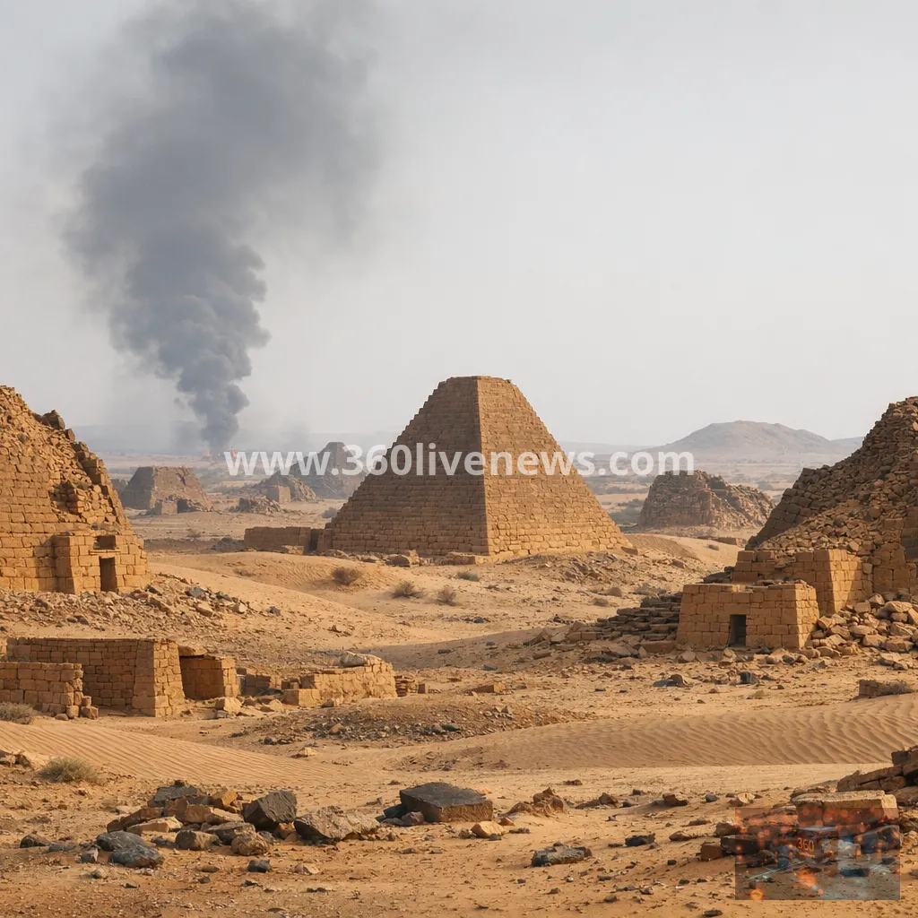 Sudan war threatens Meroe pyramids as preservation work halts