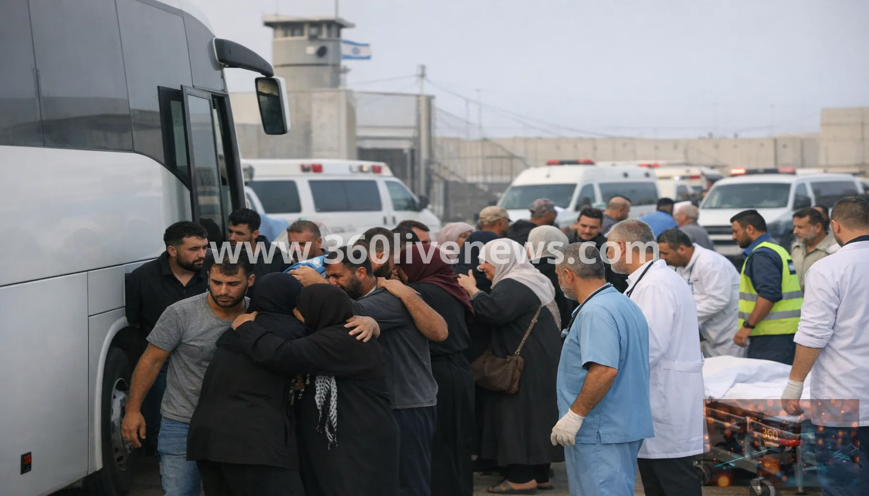 Sixty Palestinian detainees returned to Gaza after long detention and abuse allegations