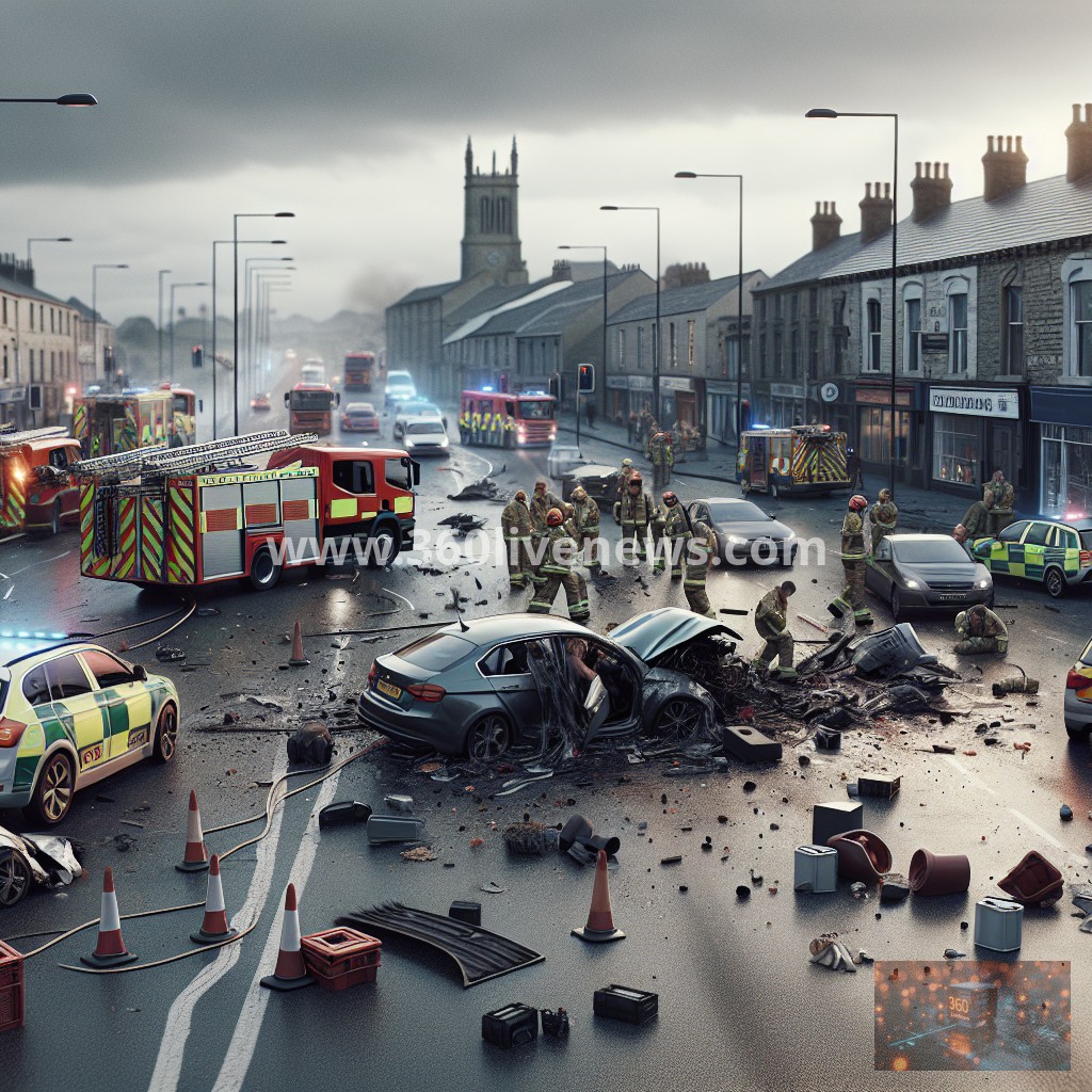 Three young men die in car accident in Illingworth, West Yorkshire, involving multiple vehicles