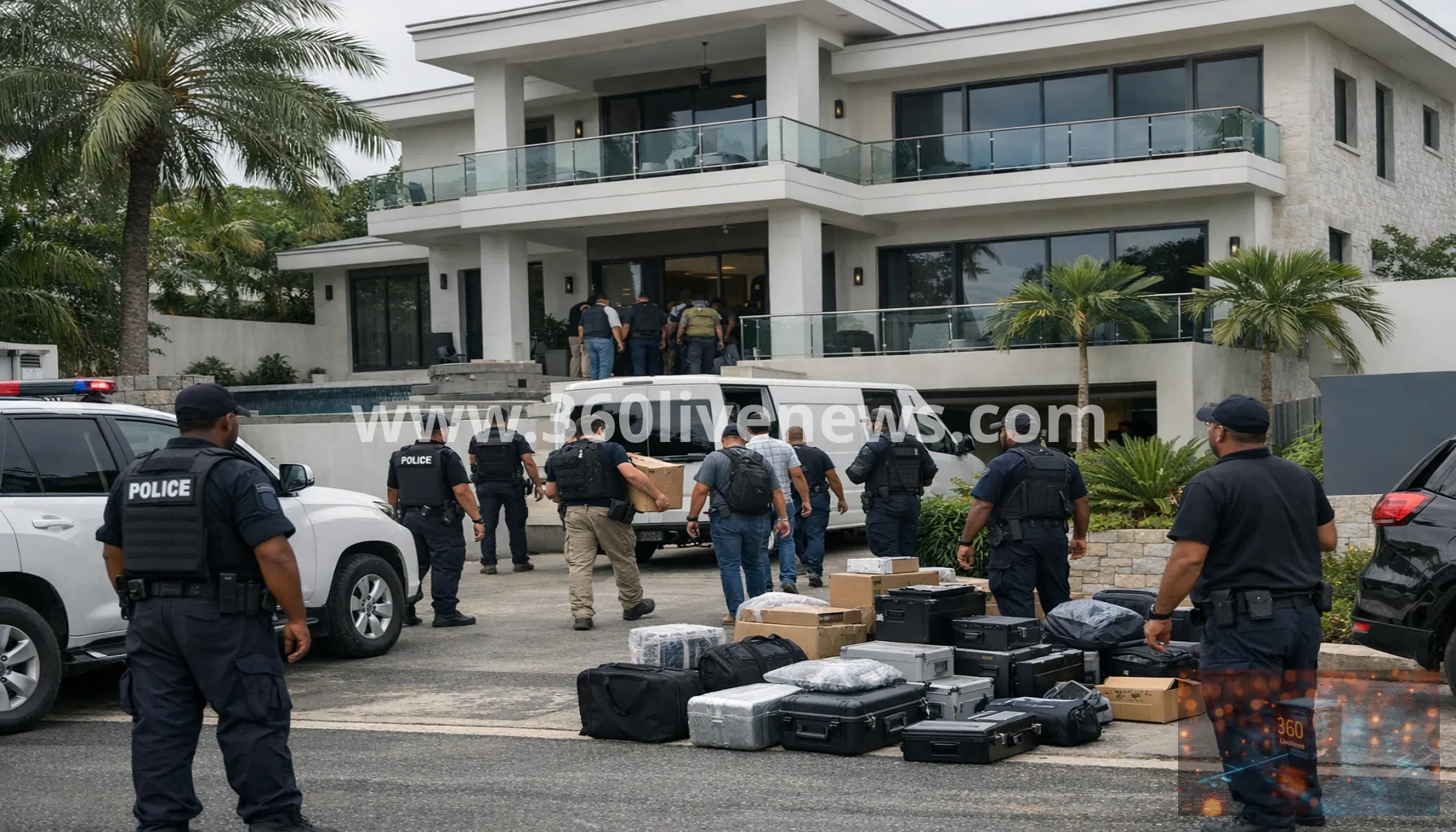 Papua New Guinea police raid Port Moresby property in alleged trafficking and online scam case