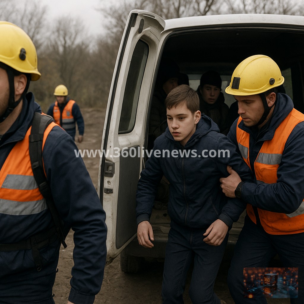 Ukraine rescue team races to extract teenage boys from occupied territory