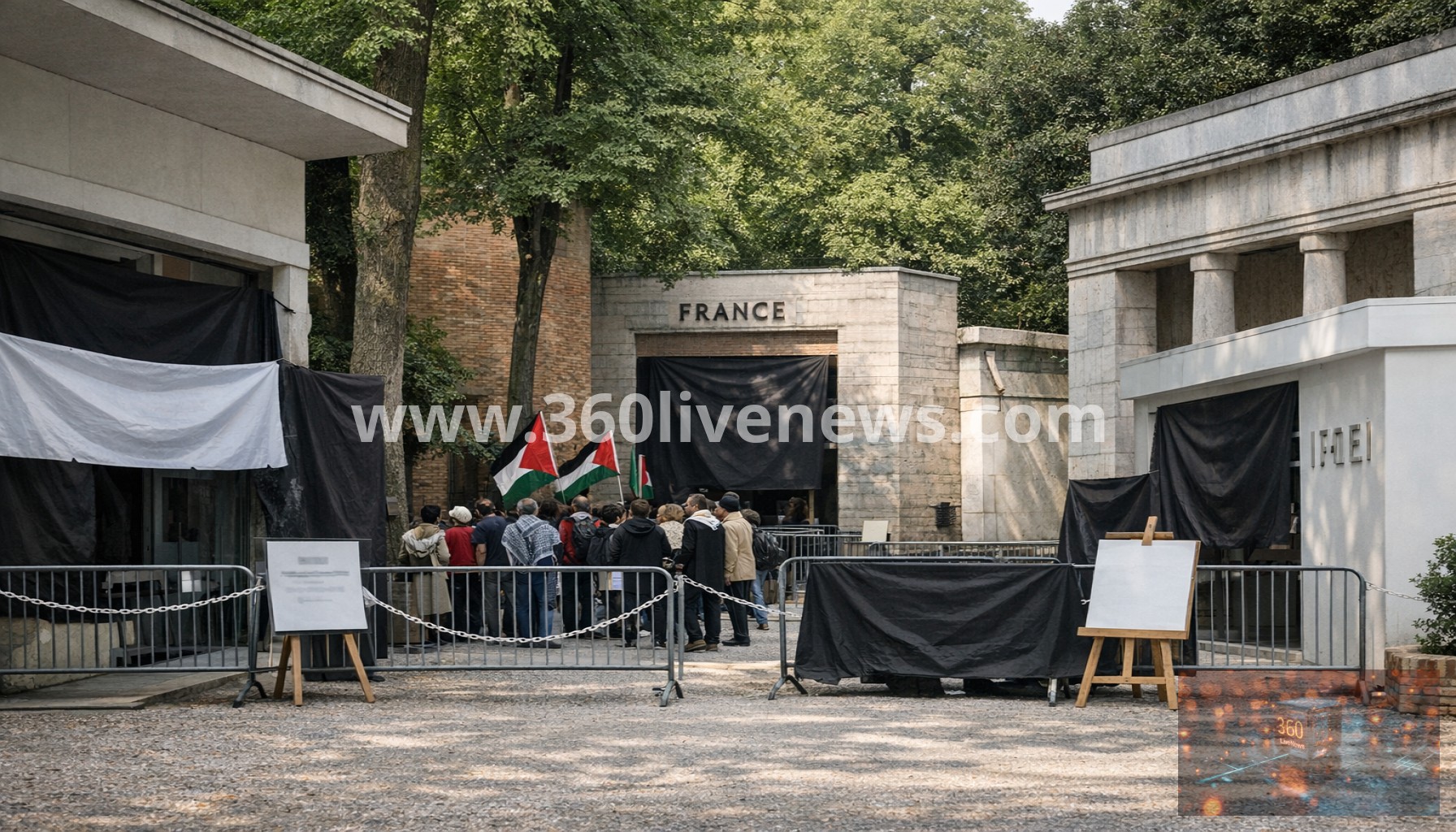 Artists' strike closes pavilions at Venice Biennale