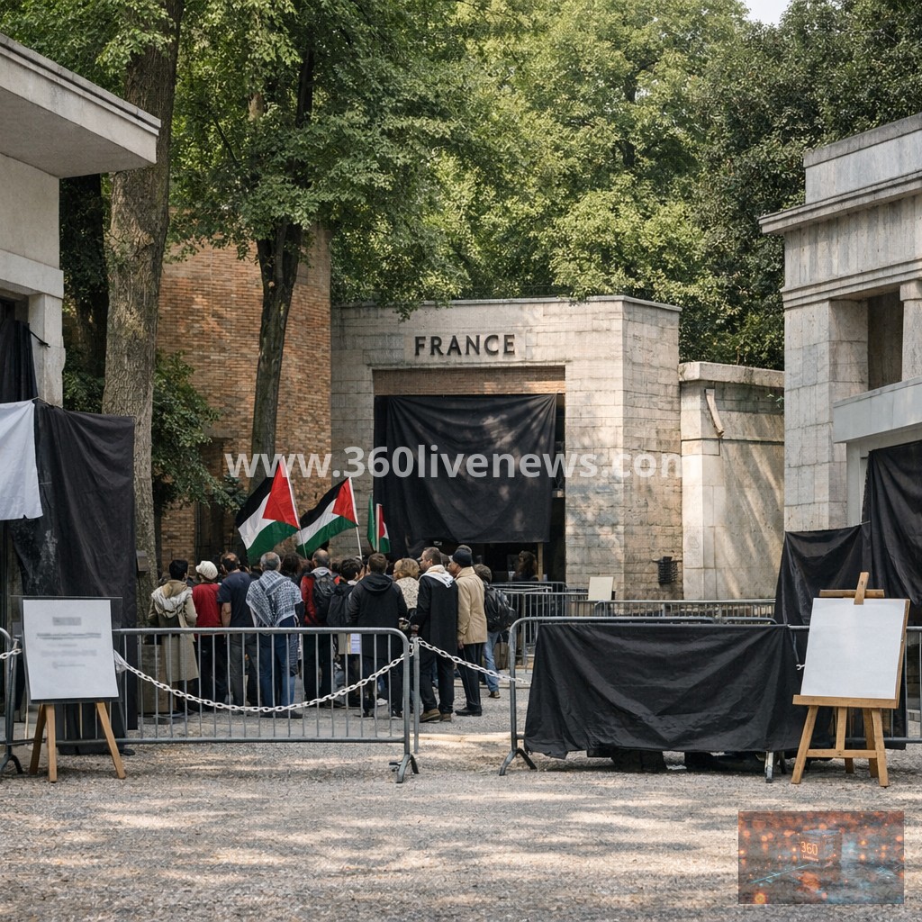 Artists' strike closes pavilions at Venice Biennale