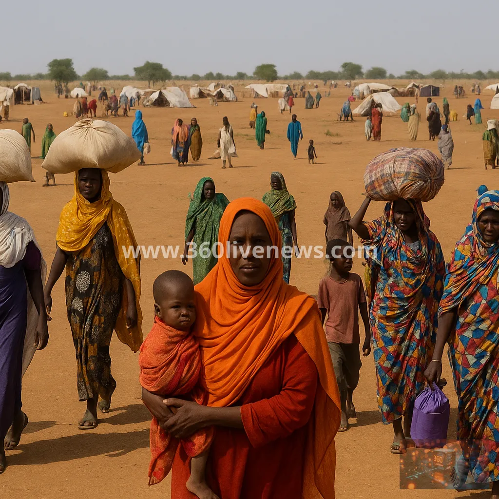 Sudanese refugee arrivals surge into eastern Chad as UN warns of funding shortfall