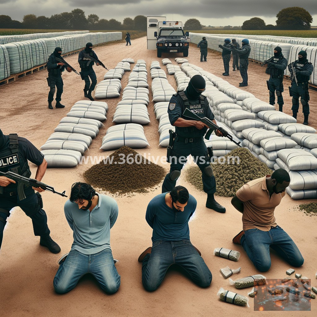 Four Arrested and €7 Million in Cannabis Seized in Co Kildare Drug Trafficking Operation