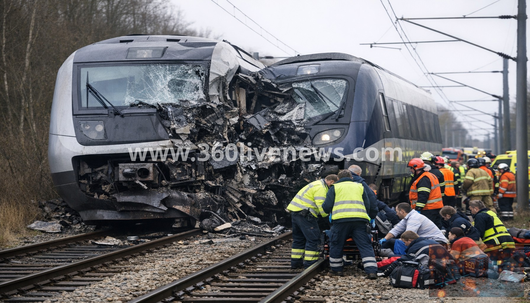 Two trains collide head-on near Copenhagen, multiple injuries reported