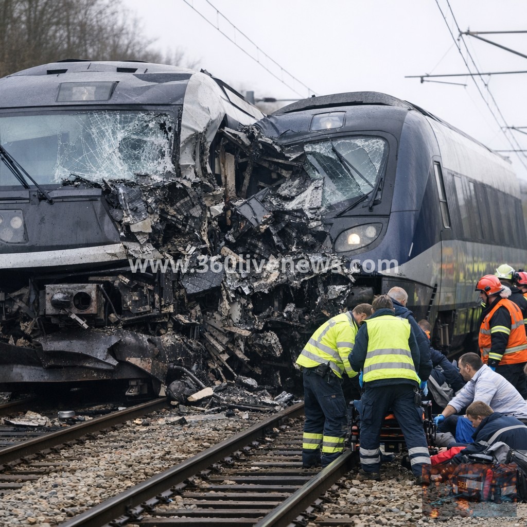 Two trains collide head-on near Copenhagen, multiple injuries reported