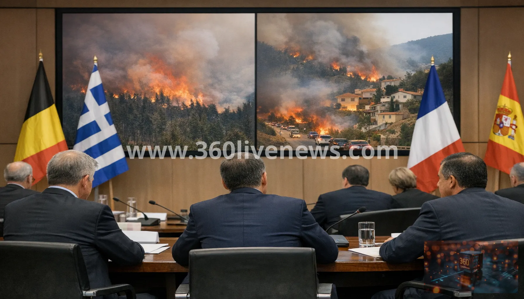 Wildfires rage across Belgium, Greece, France and Spain as evacuations and deaths mount