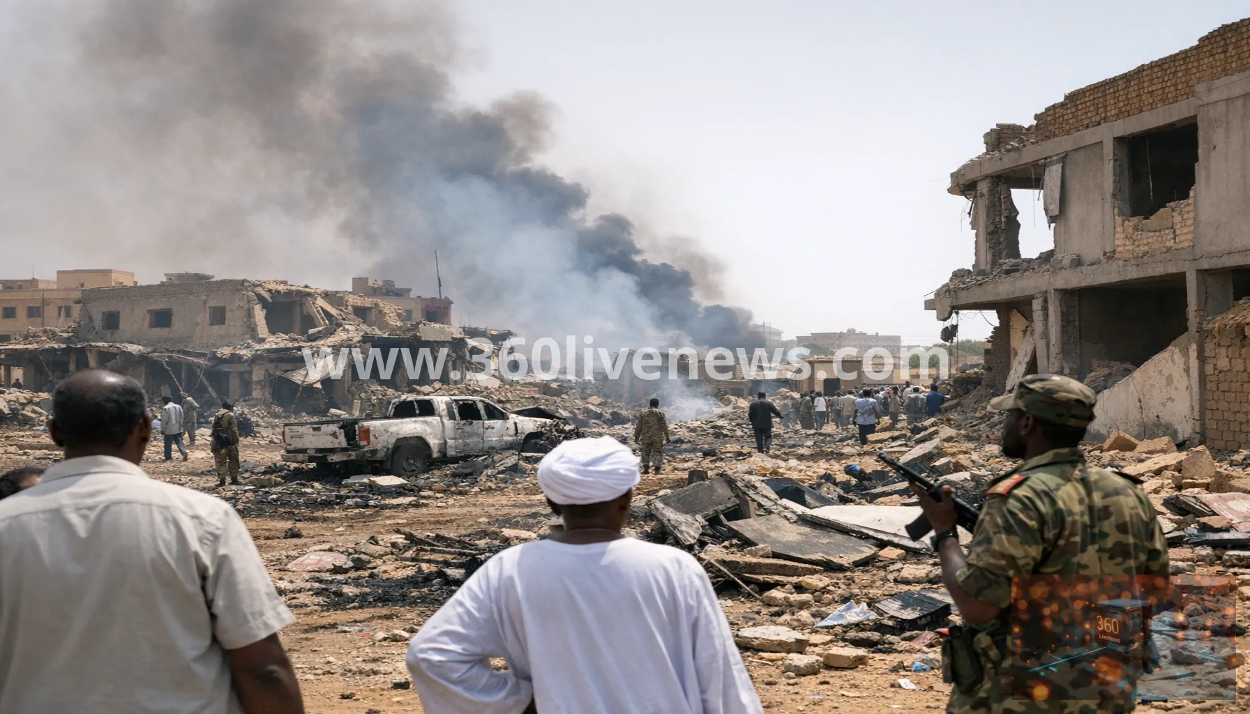 Sudan army and RSF trade claims after Nyala air and drone strikes