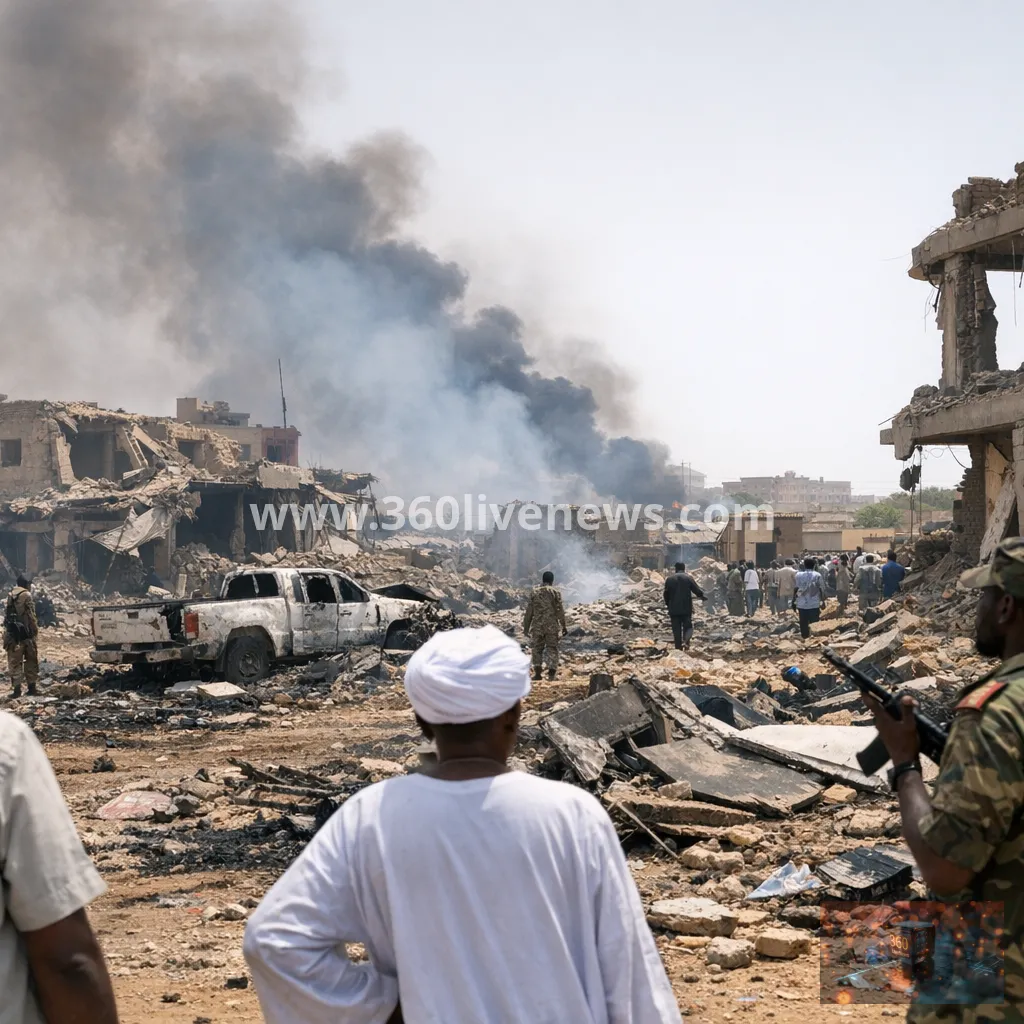 Sudan army and RSF trade claims after Nyala air and drone strikes