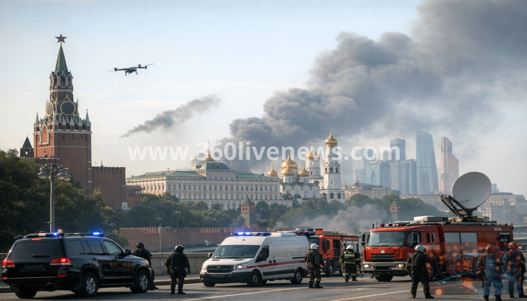 Four killed in Russia as Ukraine launches largest drone attack on Moscow in over a year