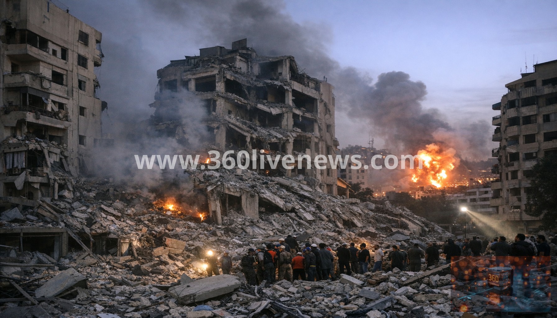 Israel strikes Beirut's Dahieh suburbs for first time since ceasefire