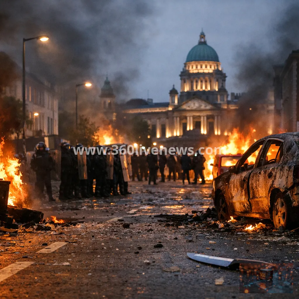 Northern Ireland unrest eases after second night of disorder linked to Belfast knife attack
