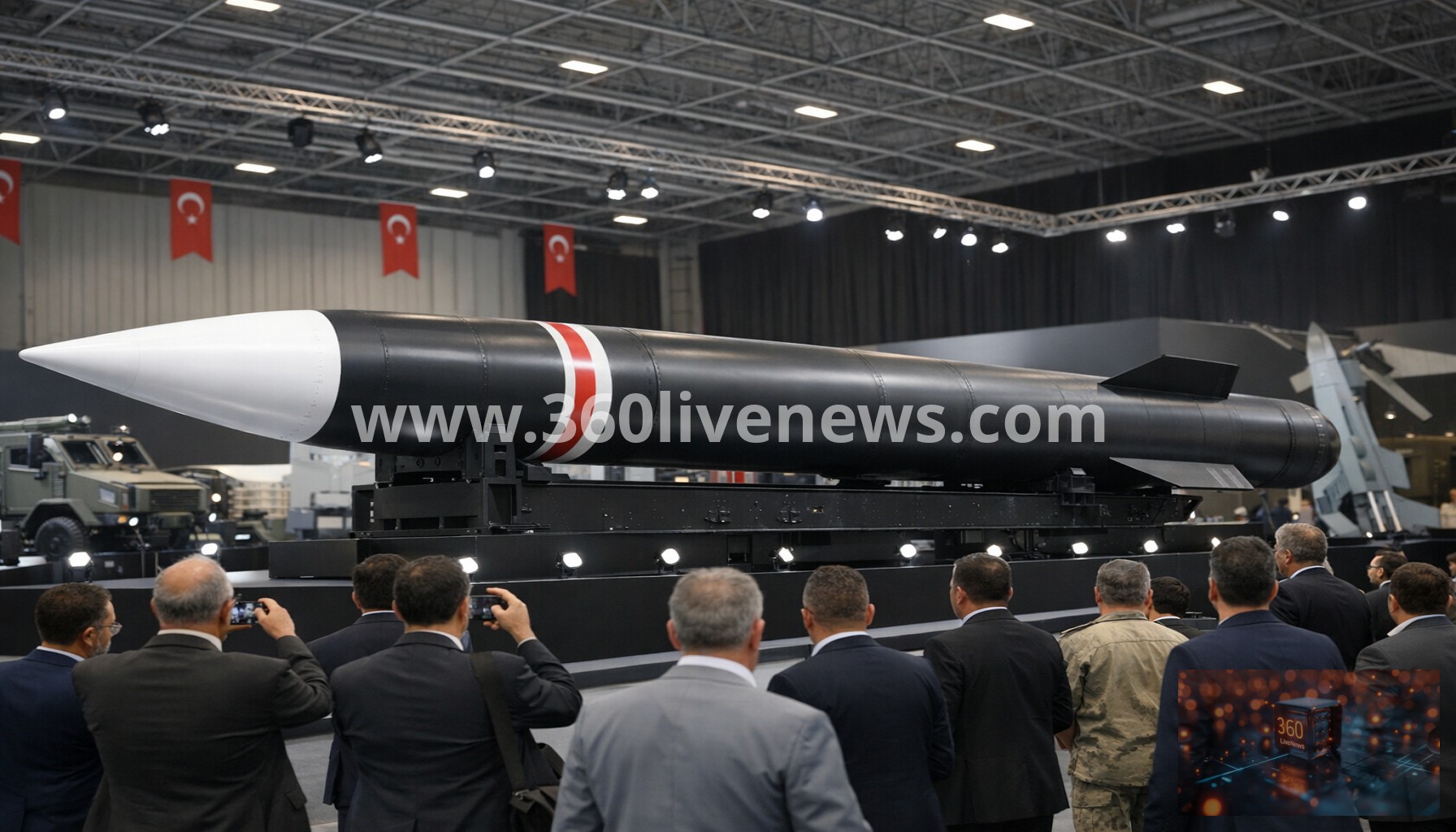 Turkiye unveils prototype intercontinental ballistic missile at Istanbul defence exhibition