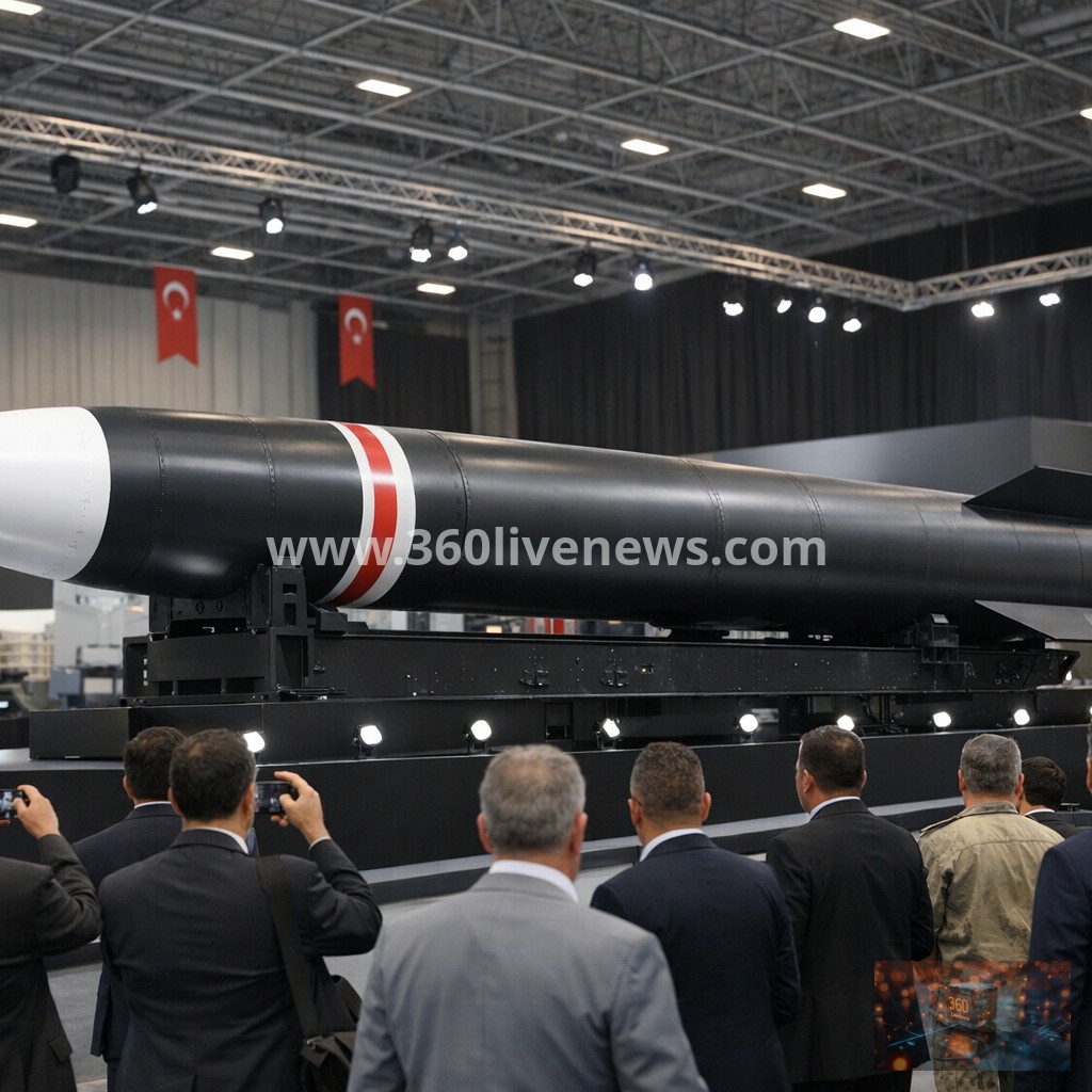 Turkiye unveils prototype intercontinental ballistic missile at Istanbul defence exhibition