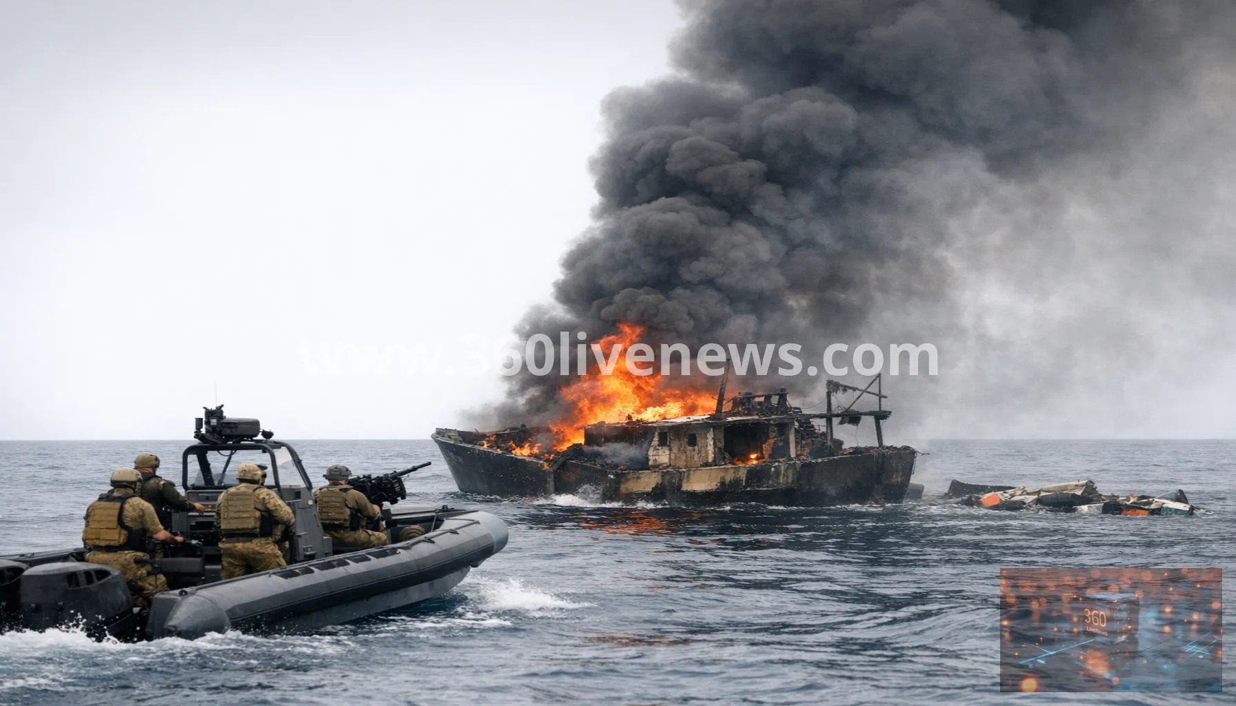 US says five killed in eastern Pacific strike on alleged drug boat as campaign widens