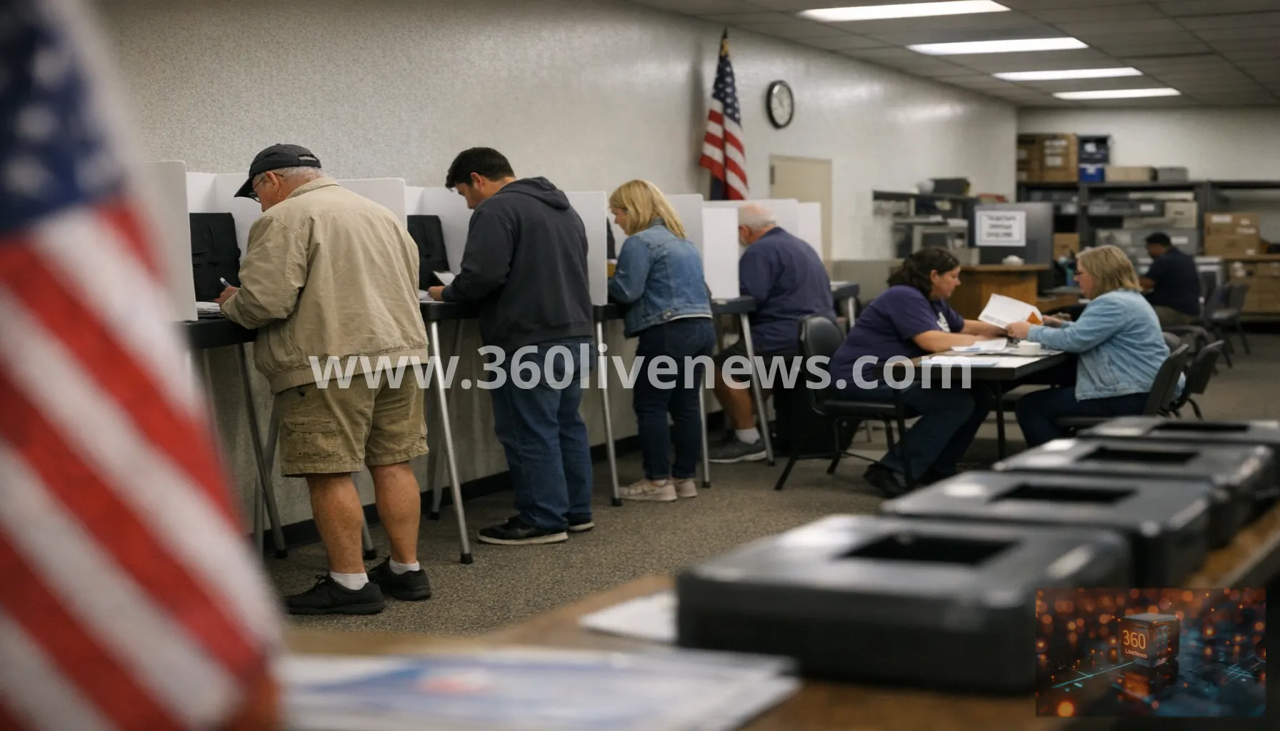 California voting closes in contested governor and congressional primaries