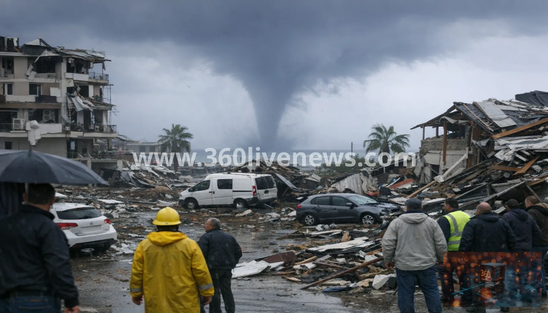 Severe rain and flood warnings issued for central Greece and western Turkey after fatal tornado in Antalya