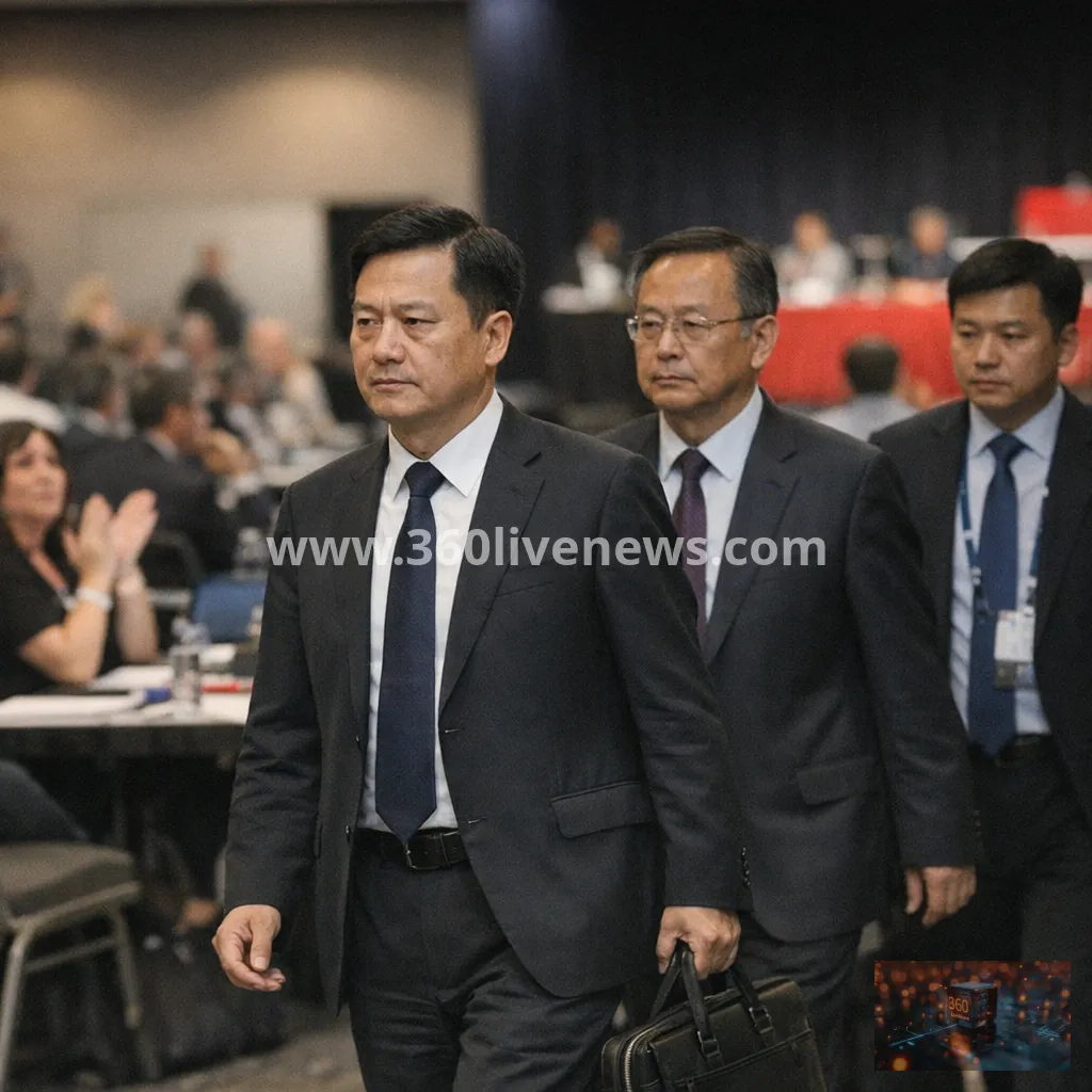 Chinese diplomats leave Labor conference in Adelaide after Taiwan observer dispute