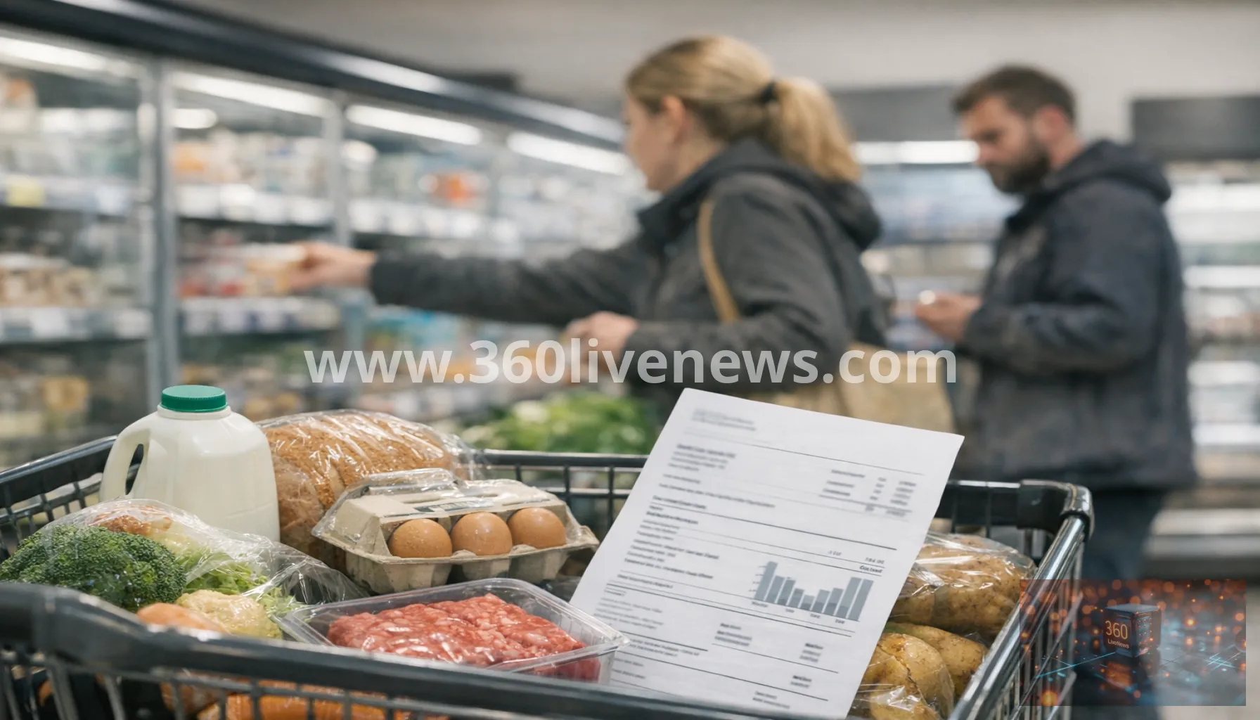Ireland report says rising food and energy costs are putting pressure on household budgets