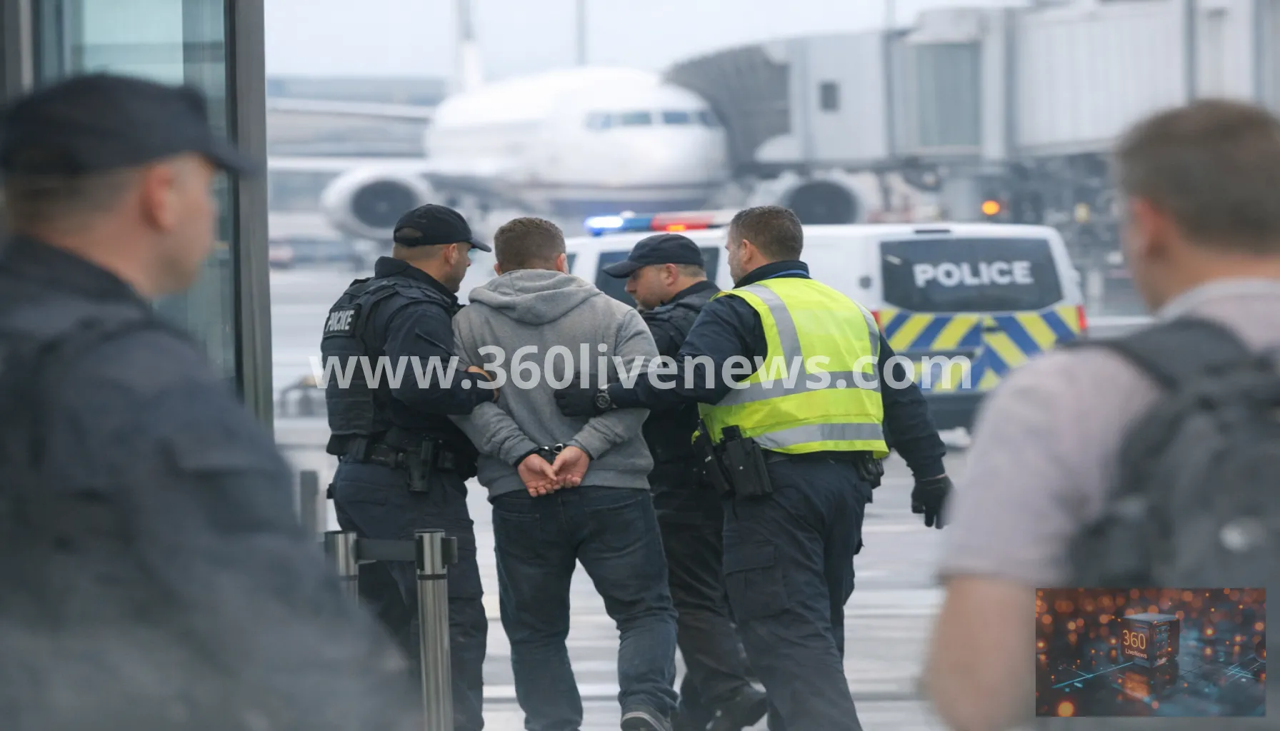 Tommy Robinson reportedly detained by counter-terror police at airport