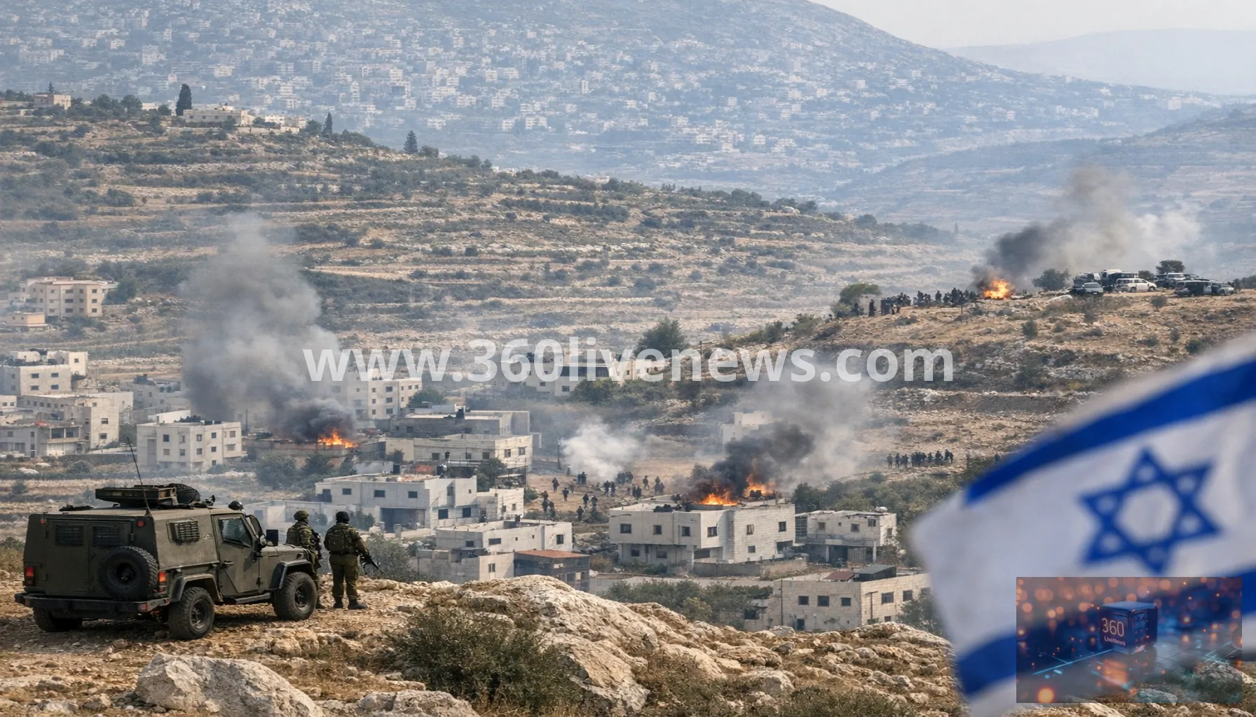 At least 11 injured in Israeli raids near Nablus as violence spreads across West Bank