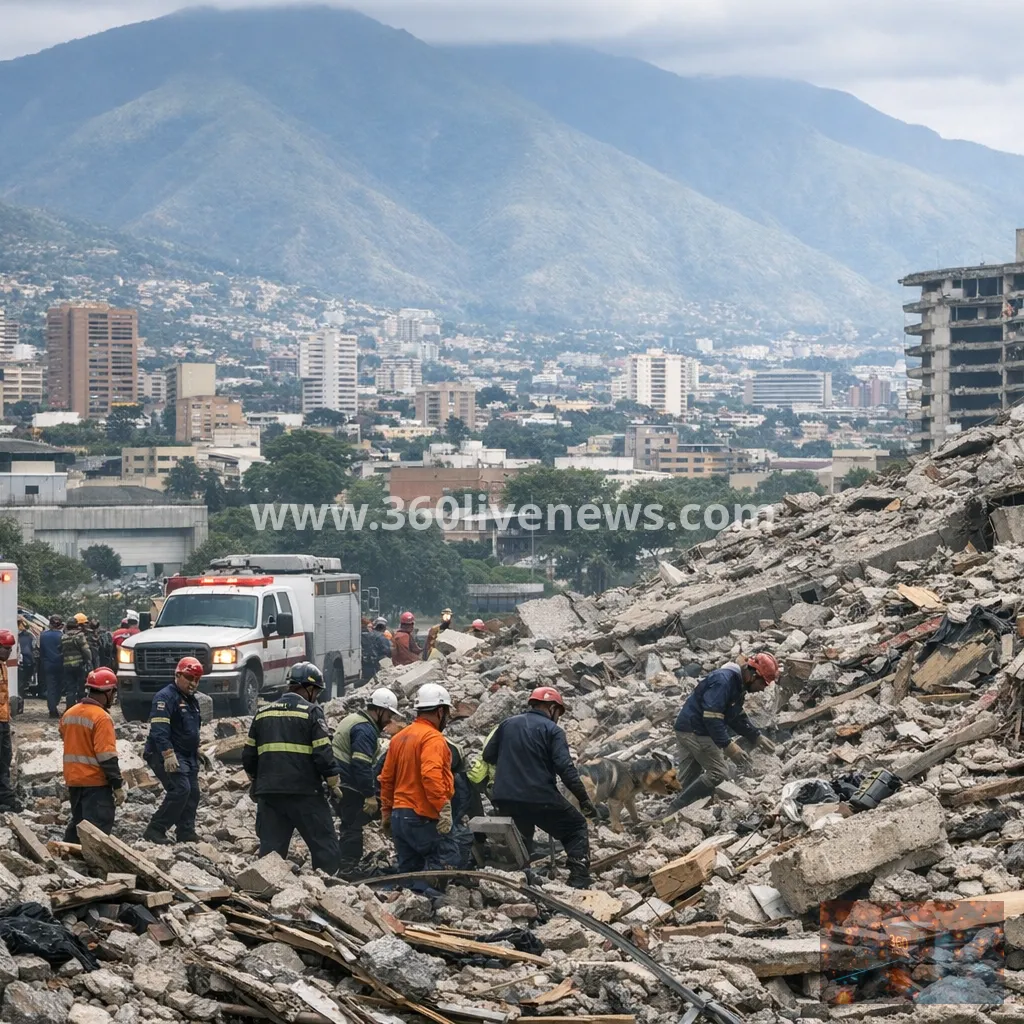 Twin earthquakes near Caracas kill nearly 190 as rescue effort continues