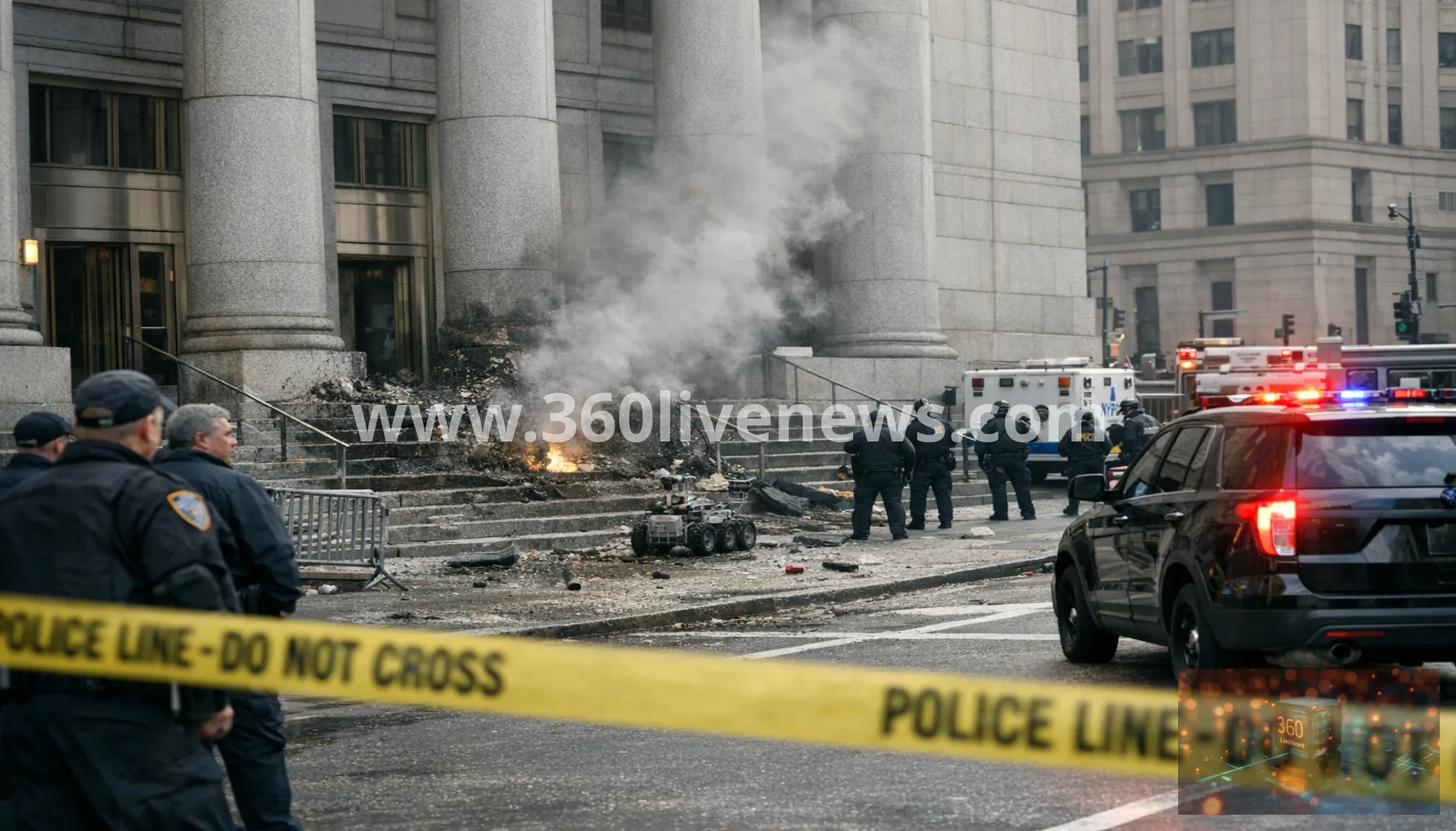 Explosion Outside New York Federal Building Prompts Terrorism Investigation After Suspect Detained