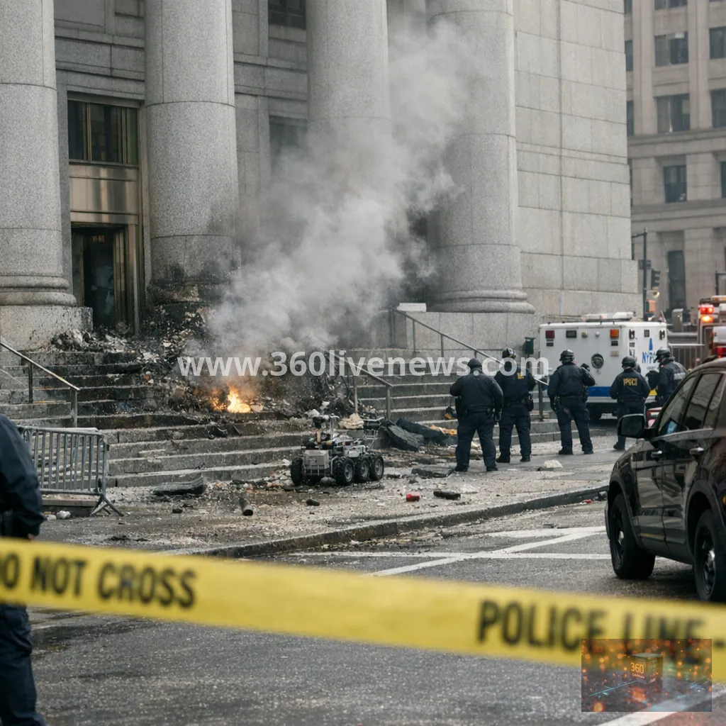Explosion Outside New York Federal Building Prompts Terrorism Investigation After Suspect Detained