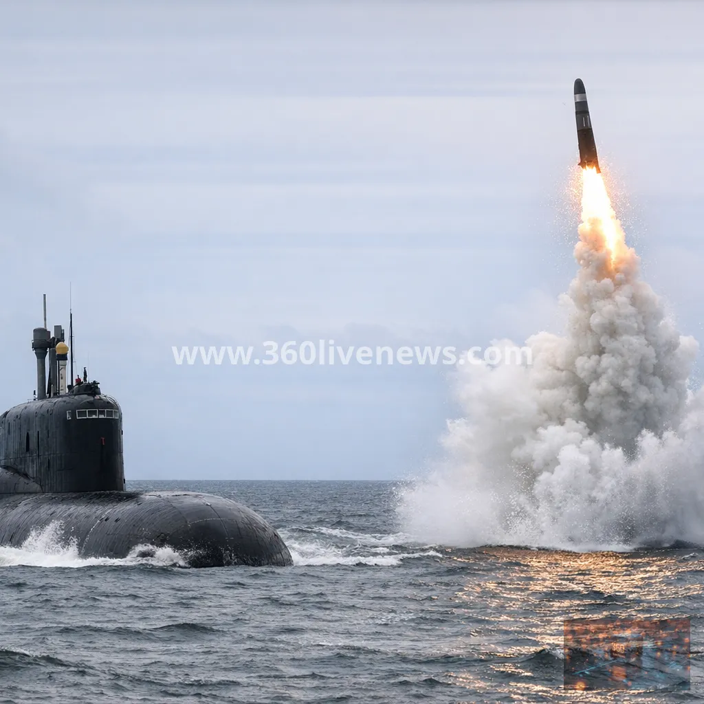 Russia tests submarine-launched Bulava missile amid tensions with Europe