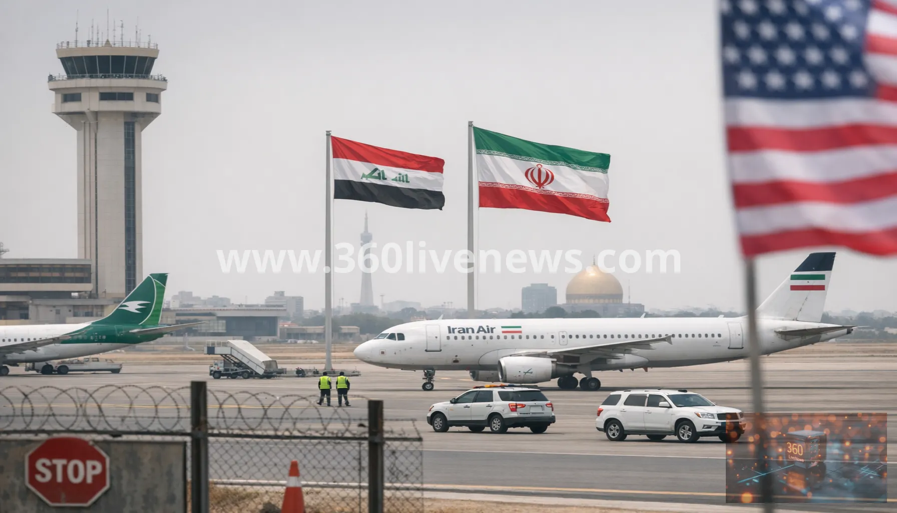 Iraqi airports halt Iranian flights as US sanctions pressure widens