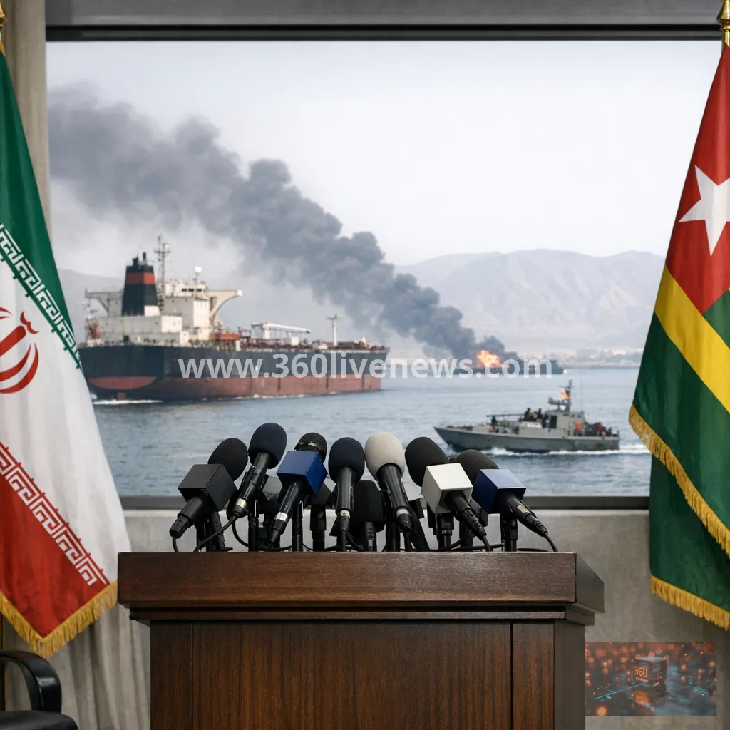 Iran says it struck tanker in the Strait of Hormuz as UK agency reports separate ship fire