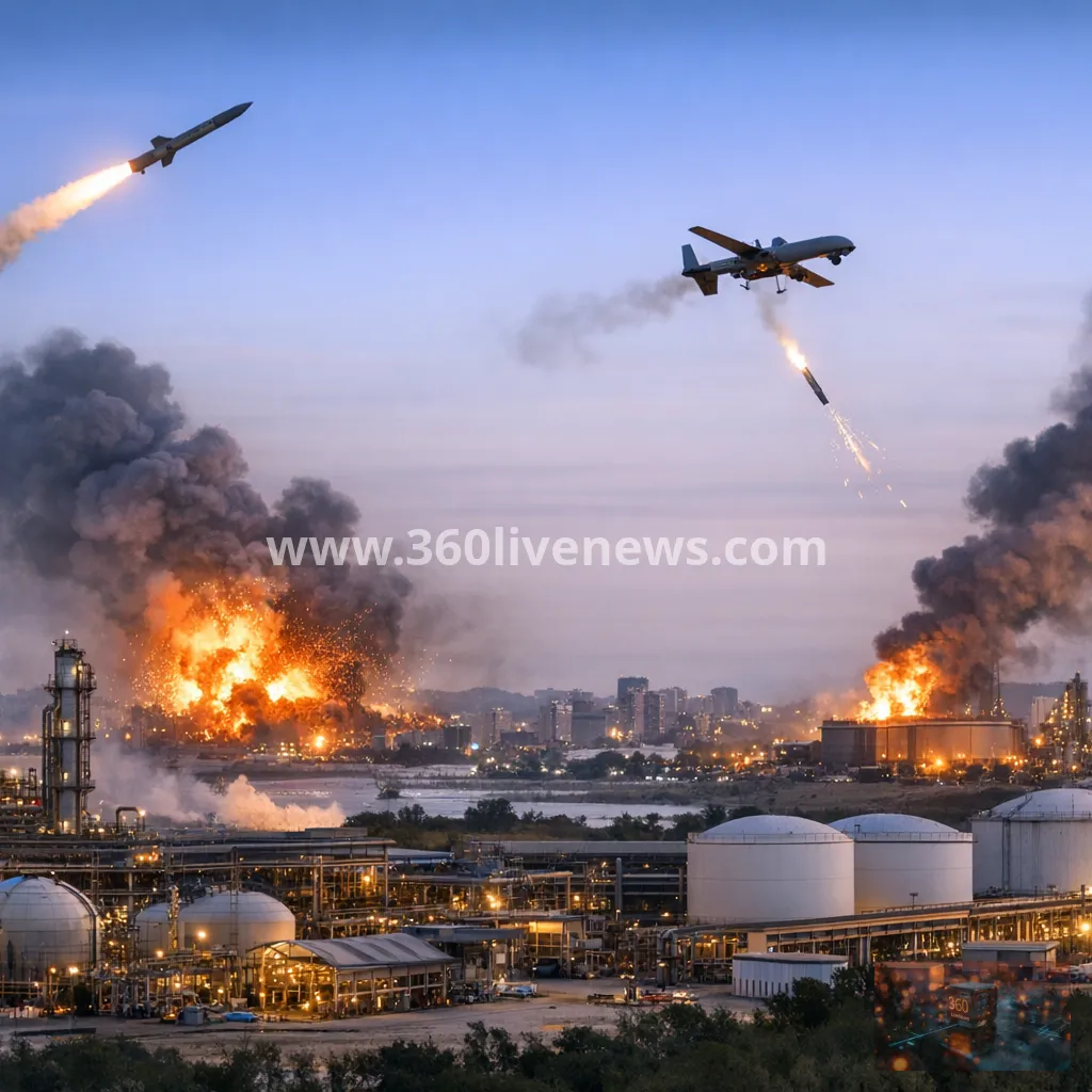 Houthi missile and drone attacks hit Saudi civilian and energy sites as tensions rise