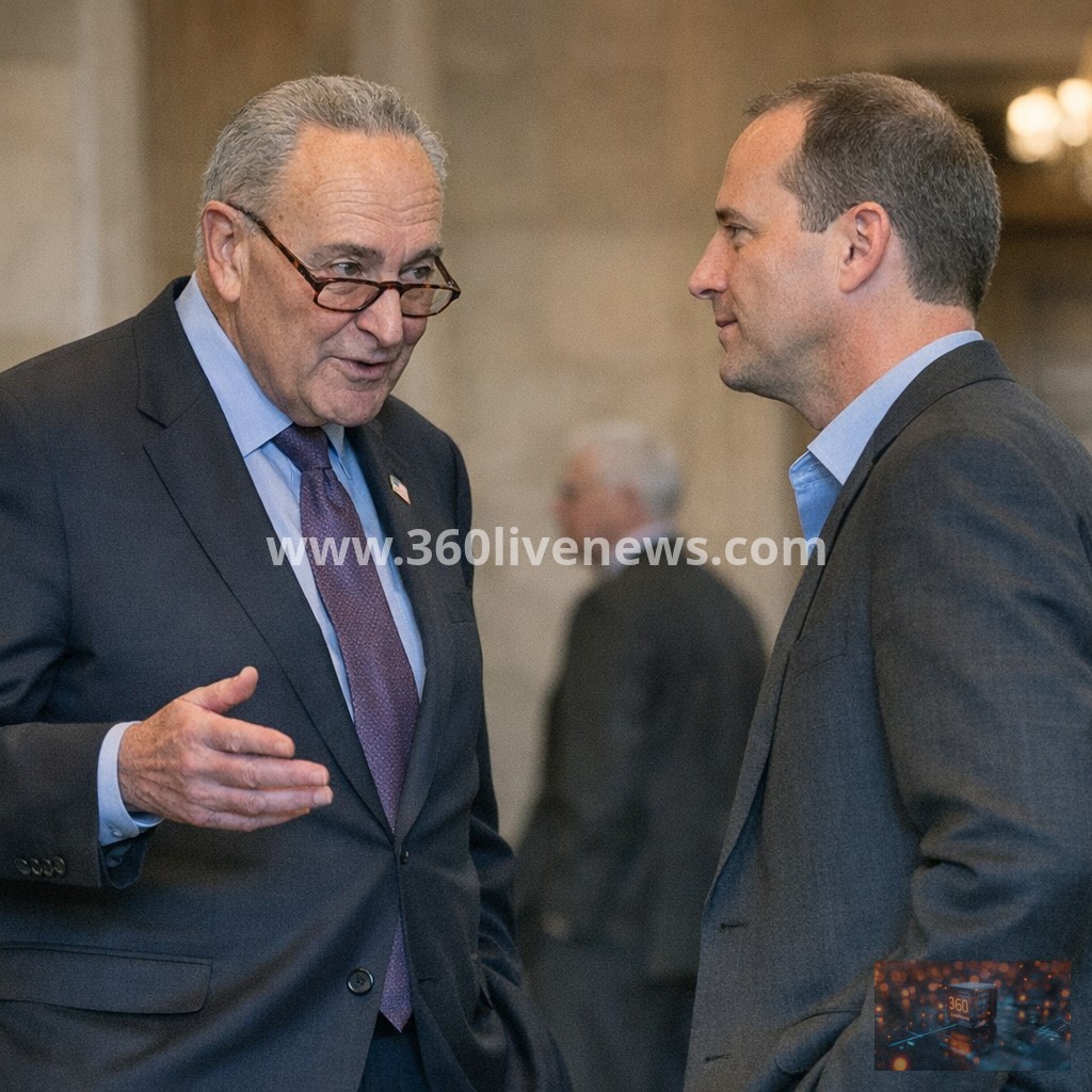 Schumer and Platner Discuss After Mills Ends Campaign in Maine Senate Race