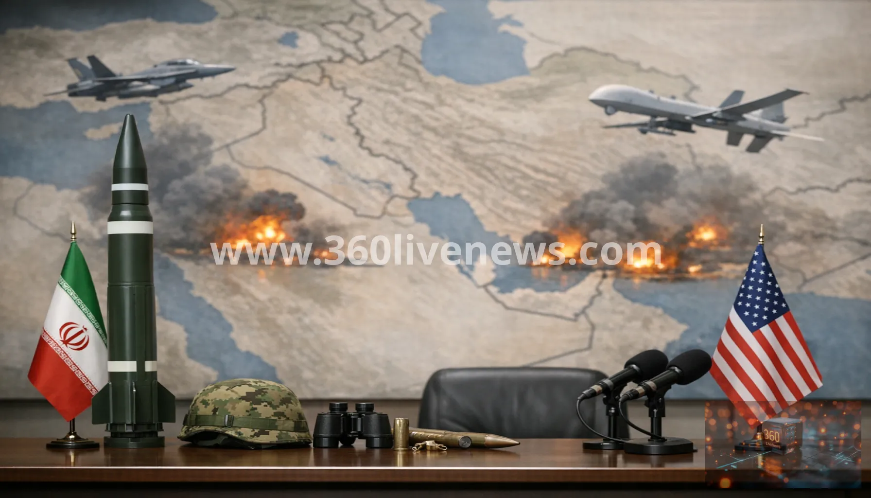 Iran and US trade strikes across the Middle East as Kheibar Shekan missile enters conflict