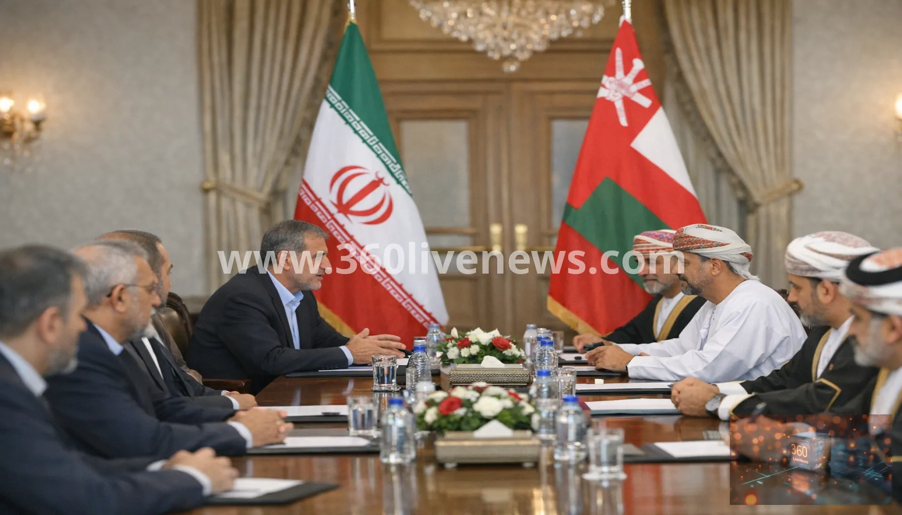 Iran and Oman discuss temporary Hormuz shipping corridor as talks continue in Tehran