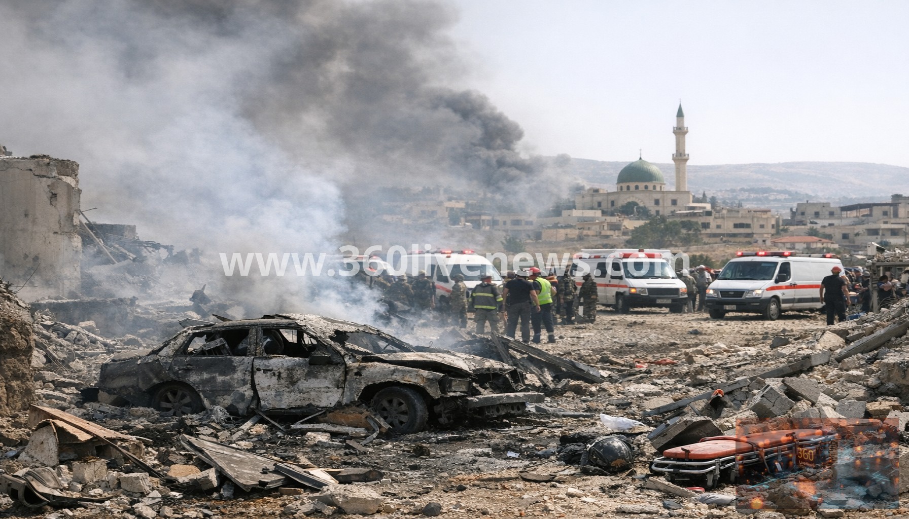 Israeli strike hits rescue operation in Toul, southern Lebanon