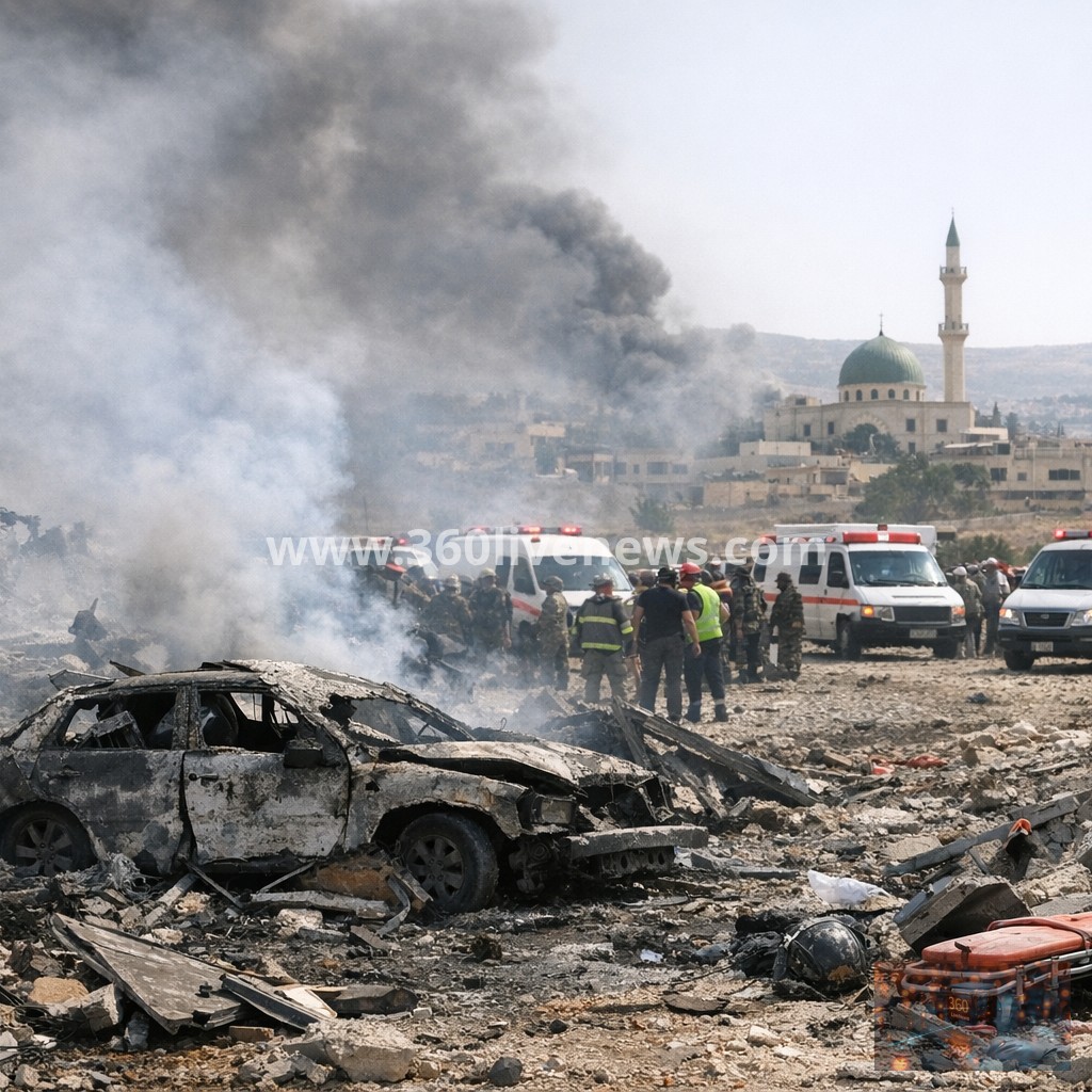 Israeli strike hits rescue operation in Toul, southern Lebanon