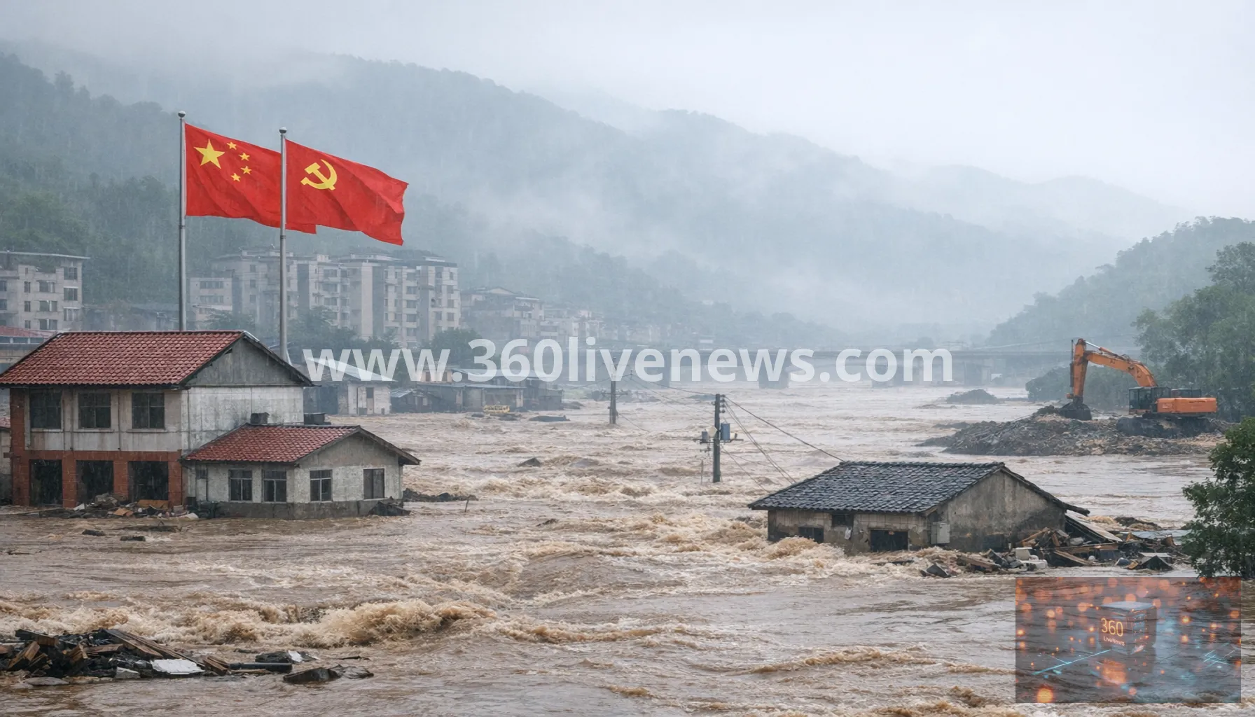 China storms death toll rises to 17 as flooding worsens in Guangxi and Hubei