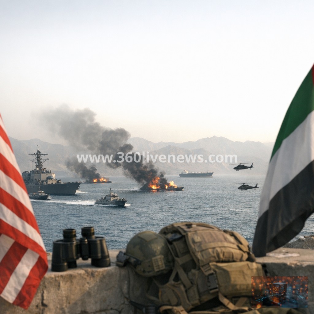 US and UAE report attacks as tensions rise around Strait of Hormuz