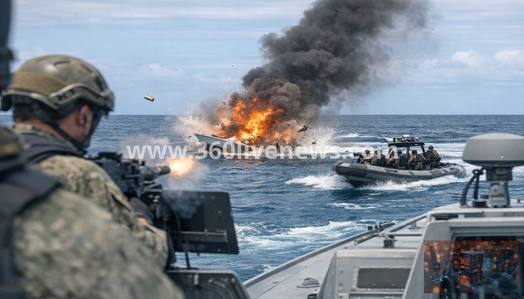 U.S. conducts third boat strike in 5 days in Caribbean and eastern Pacific