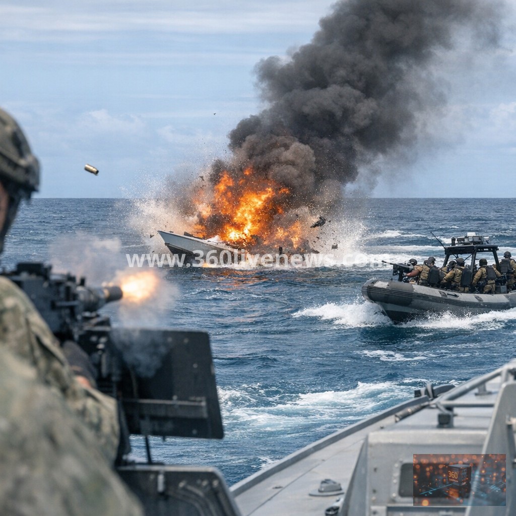 U.S. conducts third boat strike in 5 days in Caribbean and eastern Pacific