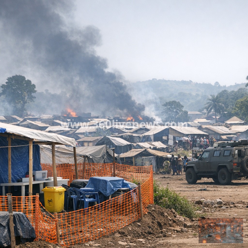 Violence and overcrowding hamper Ebola response in Democratic Republic of Congo